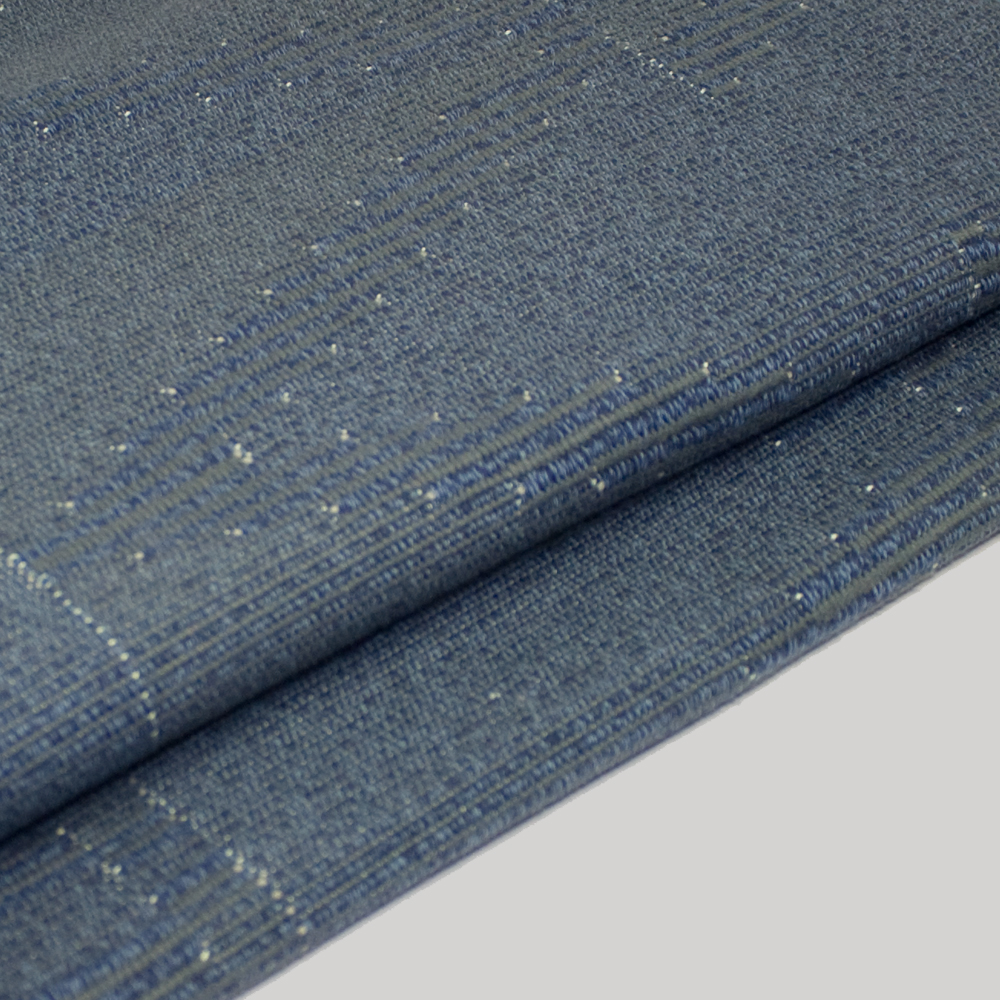 Handwoven Throw Denim Blue Twill Teresa Georgallis Teresa - Main Image